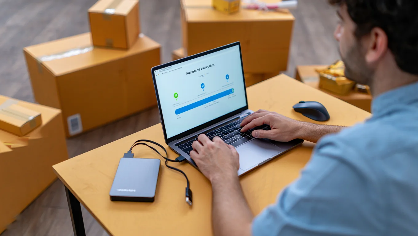 backup computer files before moving