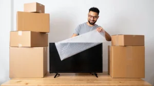 packing electronics for a move