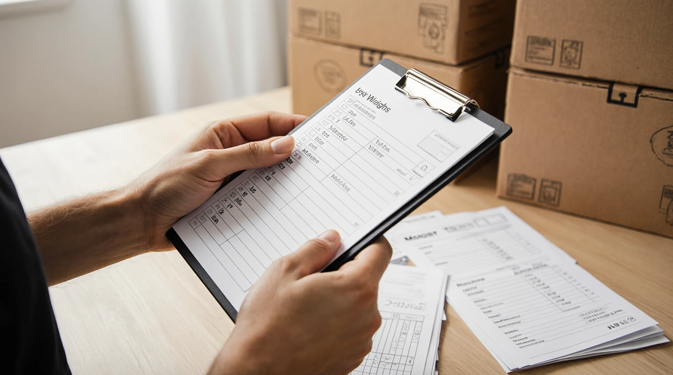 moving inventory list