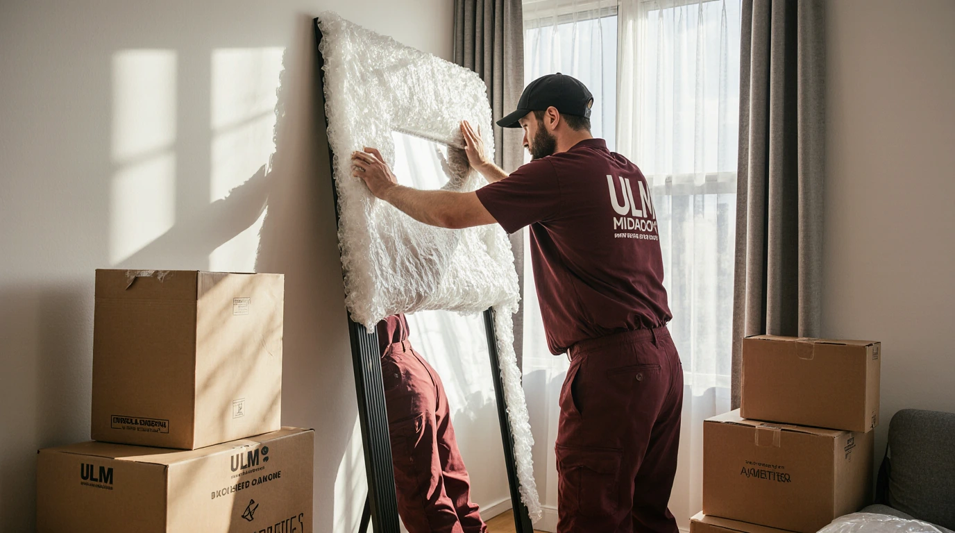 packing fragile items