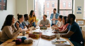 finding friends in a new city