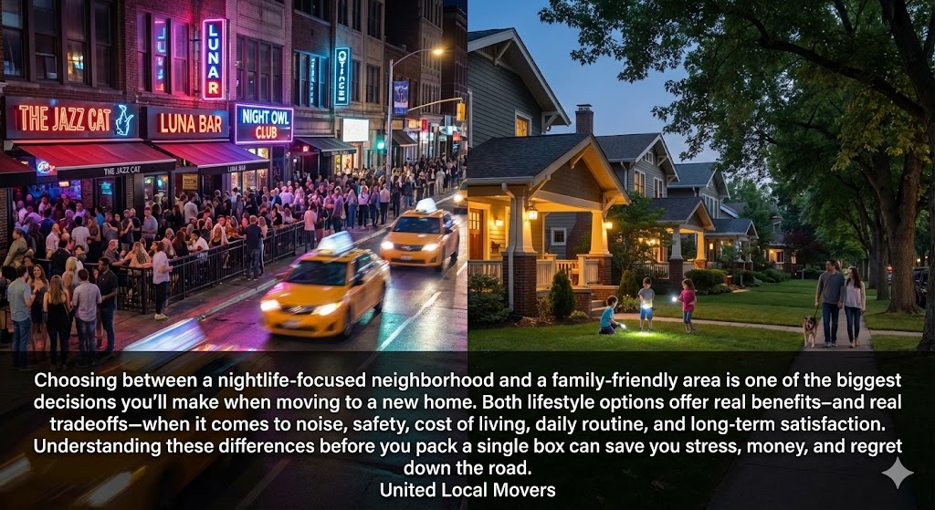 nightlife vs family-friendly