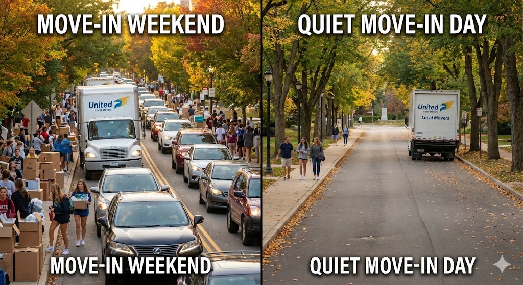 college move-in weekend