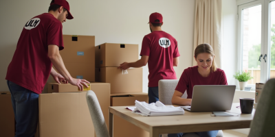 Full-Service Movers Unpacking in a New Home movers_team