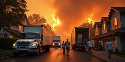 Evacuationwith Moving Trucks