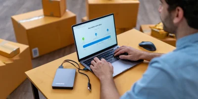 backup computer files before moving