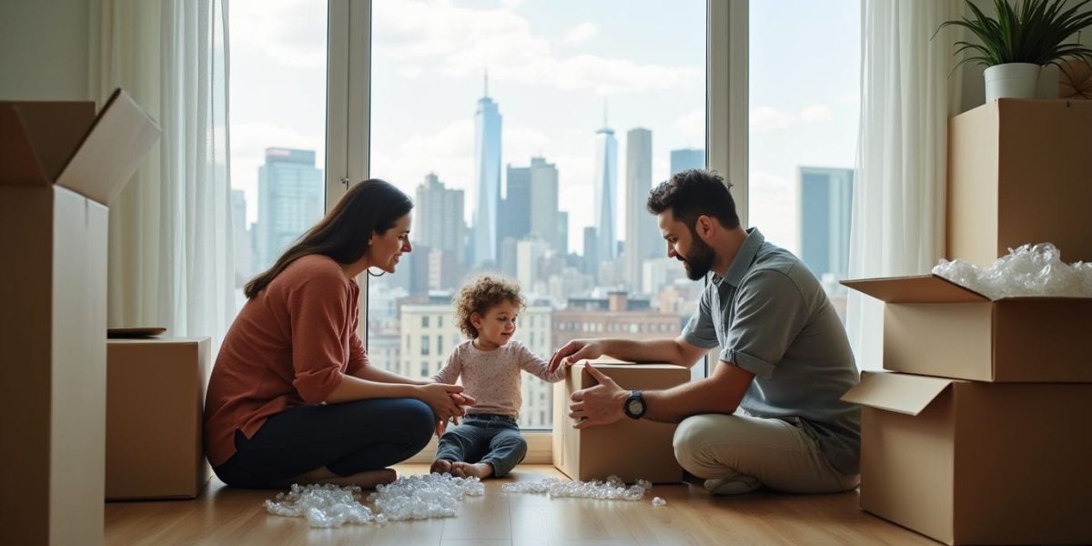 a_professional_photorealistic_image_of_a_family_in_their_new_apartment_in_new_york_city_the_parents