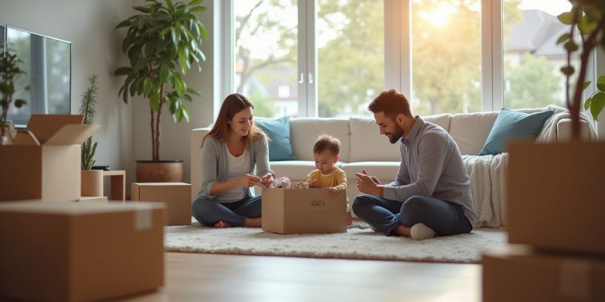a_professional_photorealistic_image_of_a_family_in_their_new_home_in_charlotte_surrounded_by_unpack_3
