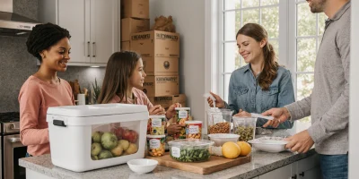 how to handle perishable food before the move